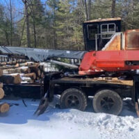 325 Prentice Log Loader, Joystick Controls Cummins Engine